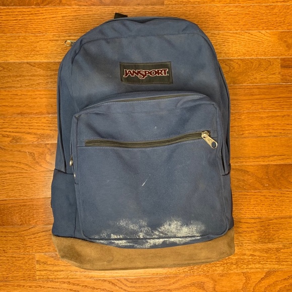 Jansport Backpack - Navy Blue - Picture 1 of 4